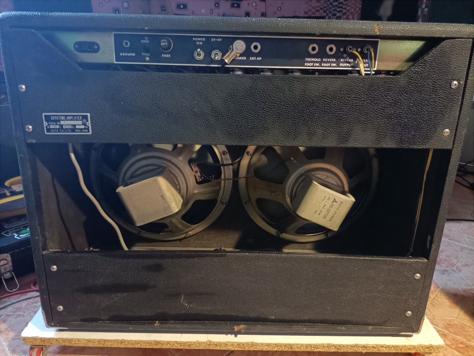 Guyatone Reverb-Jazz (Fender Pro Reverb clon) Fujigen-Gakki 70's Japón de segunda mano · Foto 5 de 10 · Alicante · 850 €