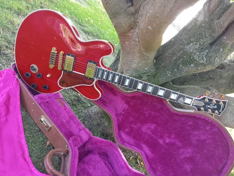 Gibson ES-355 B.B. King "Lucille" de 1997 Cherry Red. de segunda mano · Foto 7 de 9 · A Coruña