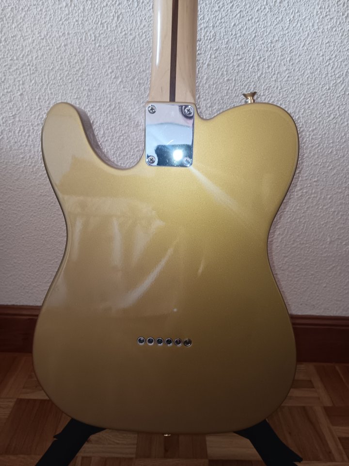 Fender telecaster mex . Gold de segunda mano · Foto 5 de 6 · Navarra · 550 €
