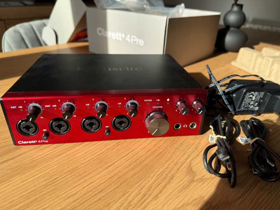 Focusrite Clarett+ 4 Pre