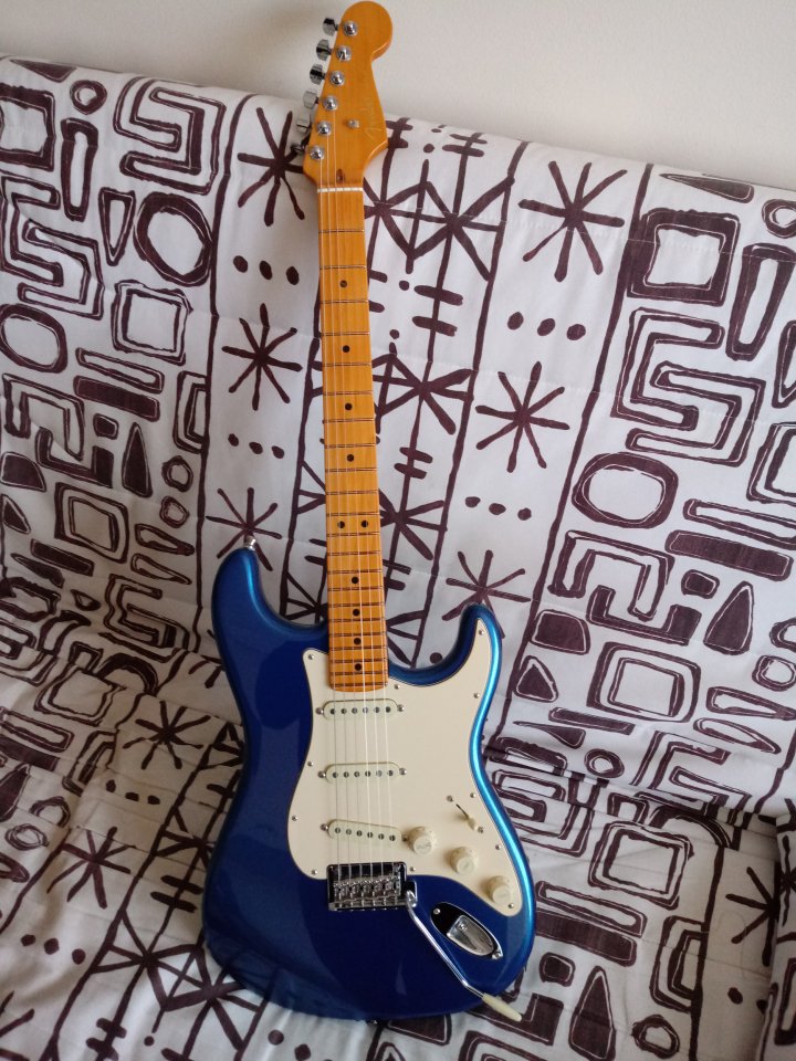 Fender stratocaster American Ultra Cobra Blue