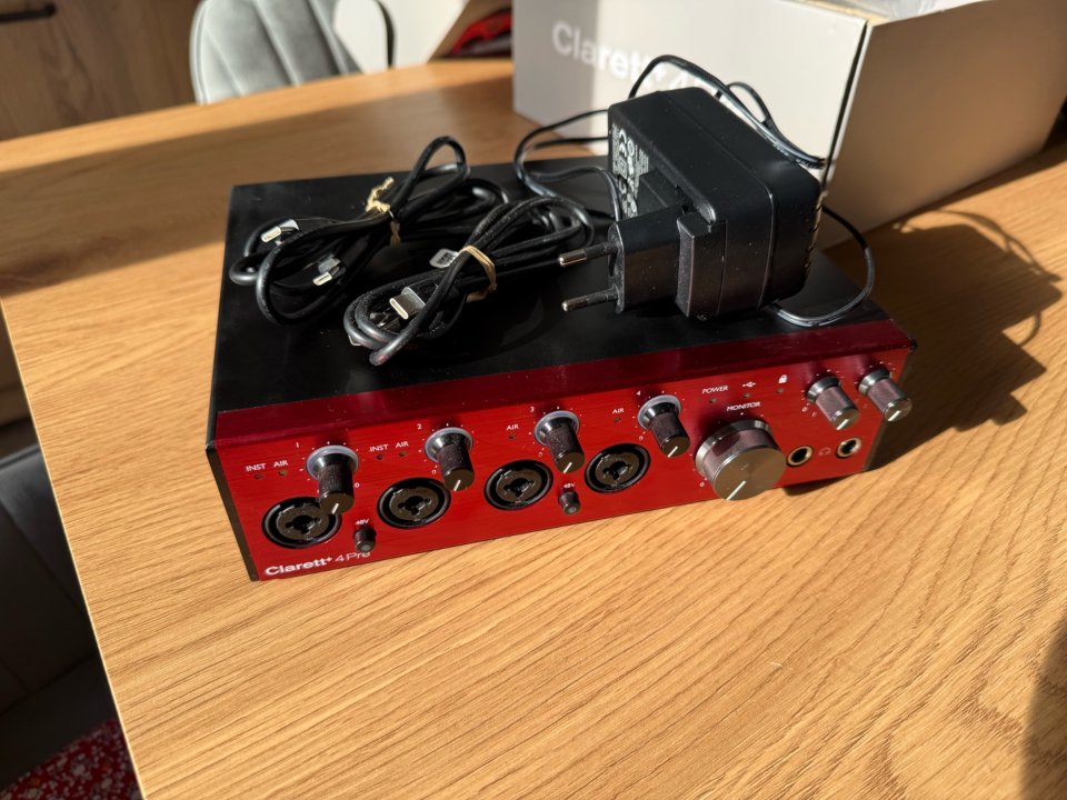 Focusrite Clarett+ 4 Pre