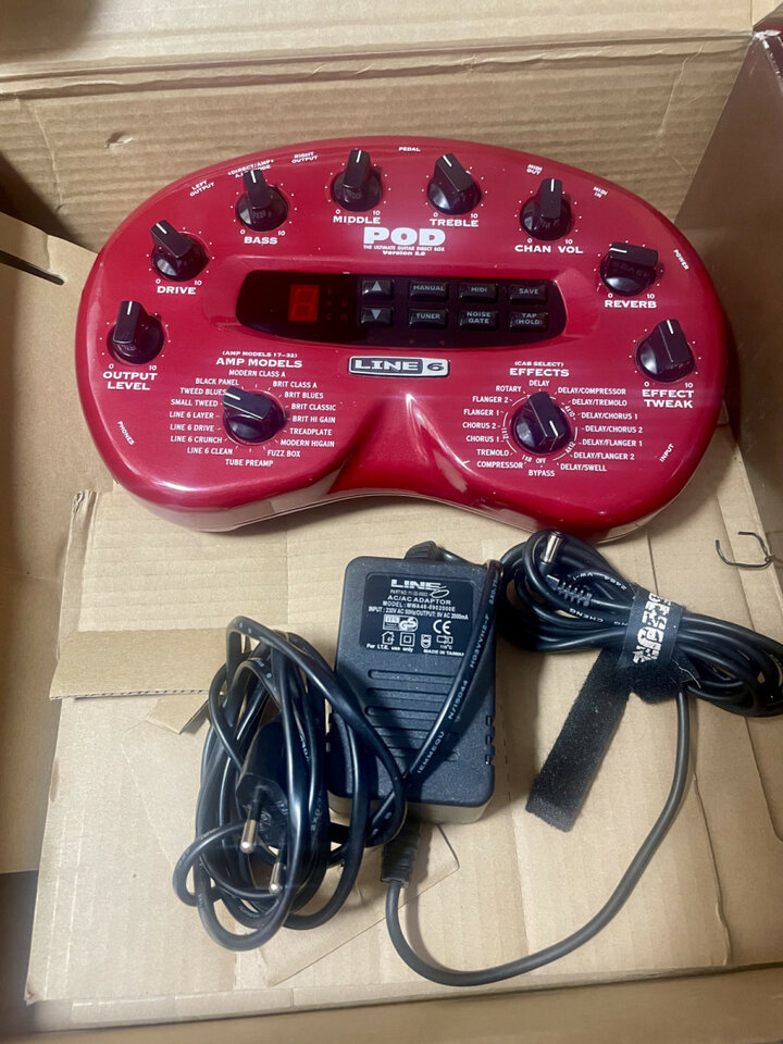 Multiefectos Line6 Pod versión 2.0