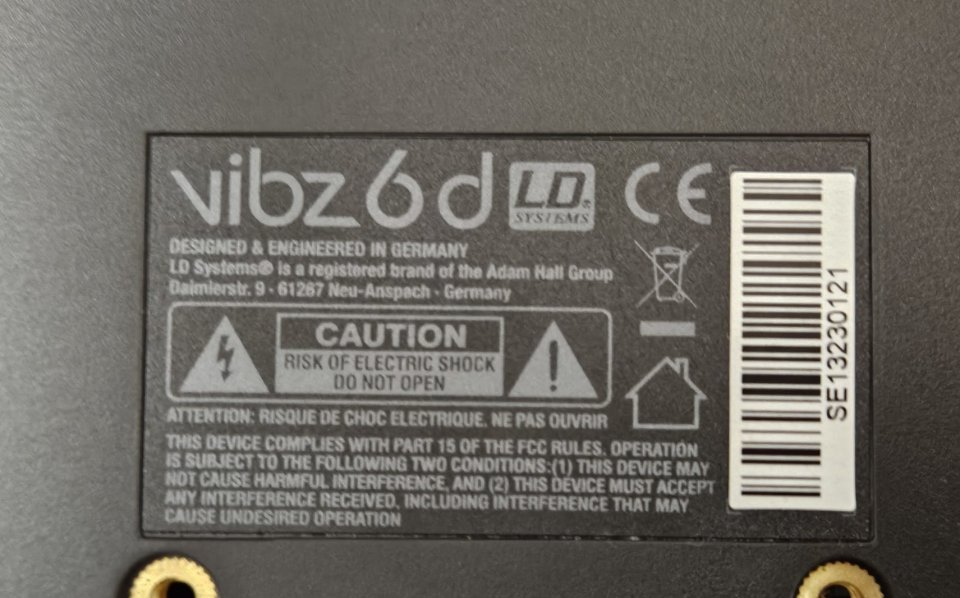 Mesa mezcladora VIBZ 6D