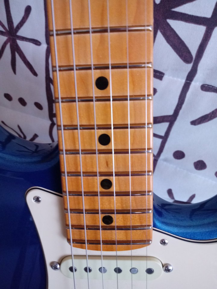 Fender stratocaster American Ultra Cobra Blue