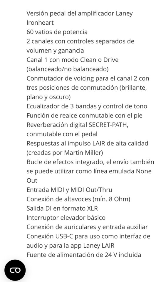 Laney BBC Loudpedal Ironheart