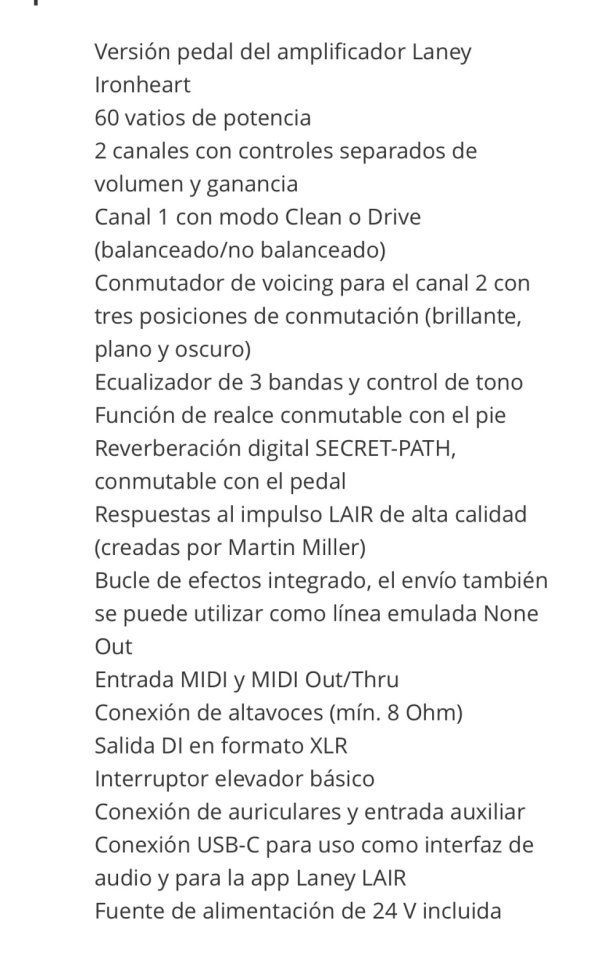 Laney BBC Loudpedal Ironheart