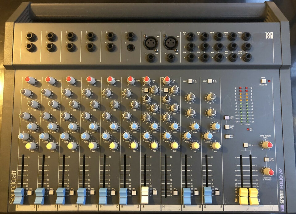 Mixer Soundcraft Spirit Folio si 18/2