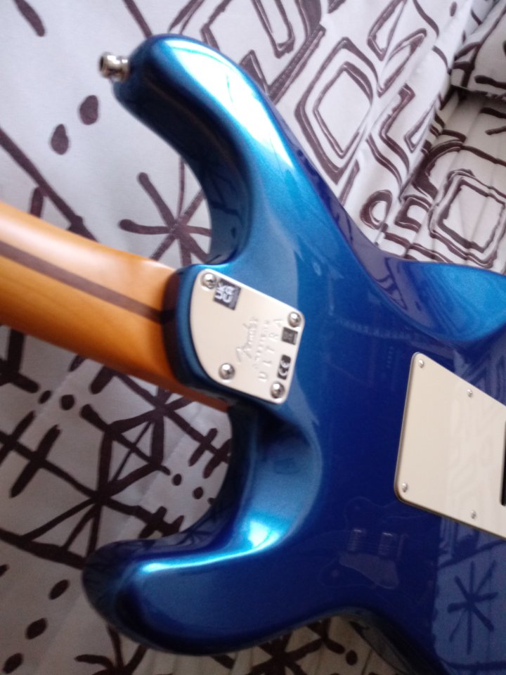 Fender stratocaster American Ultra Cobra Blue