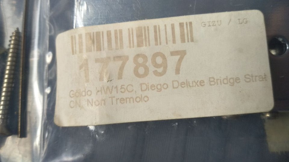 Puente HARDTAIL 54mm Kluson Deluxe by Göldo de segunda mano · Foto 4 de 6 · Valencia · 25 €
