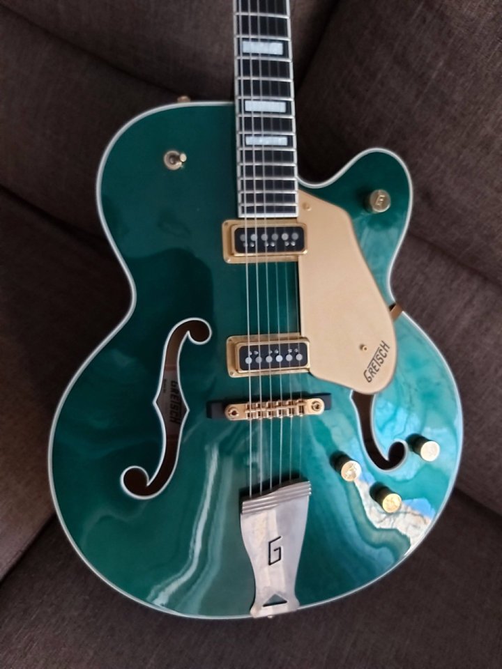 Gretsch Country Club 6196. Dynasonic. Diapason ébano