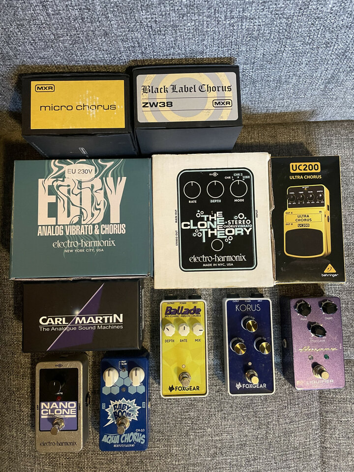 Pedales Guitarra MXR, ELECTRO HARMONIX, IBANEZ, TC