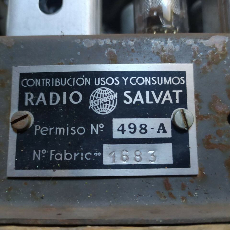 Amplificador Valvular de radio antigua