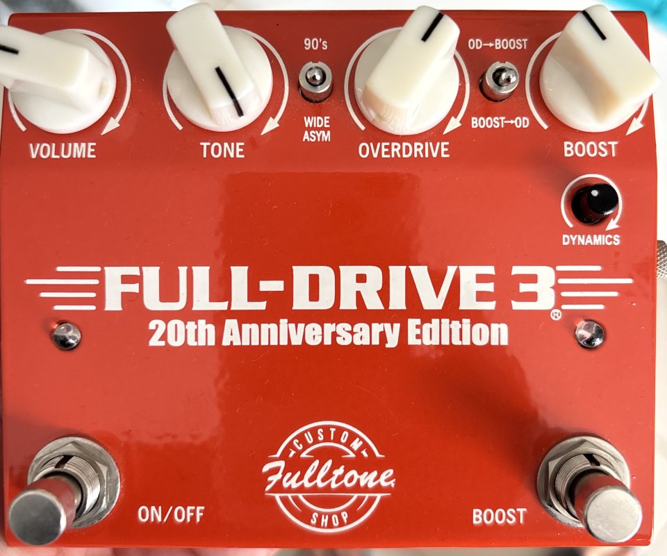 Fulltone Full-Drive 3 – 20th Anniversary Limited Edition