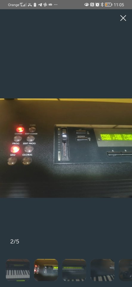 Sintetizador Korg M1 de segunda mano · Foto 2 de 5 · Madrid · 350 €