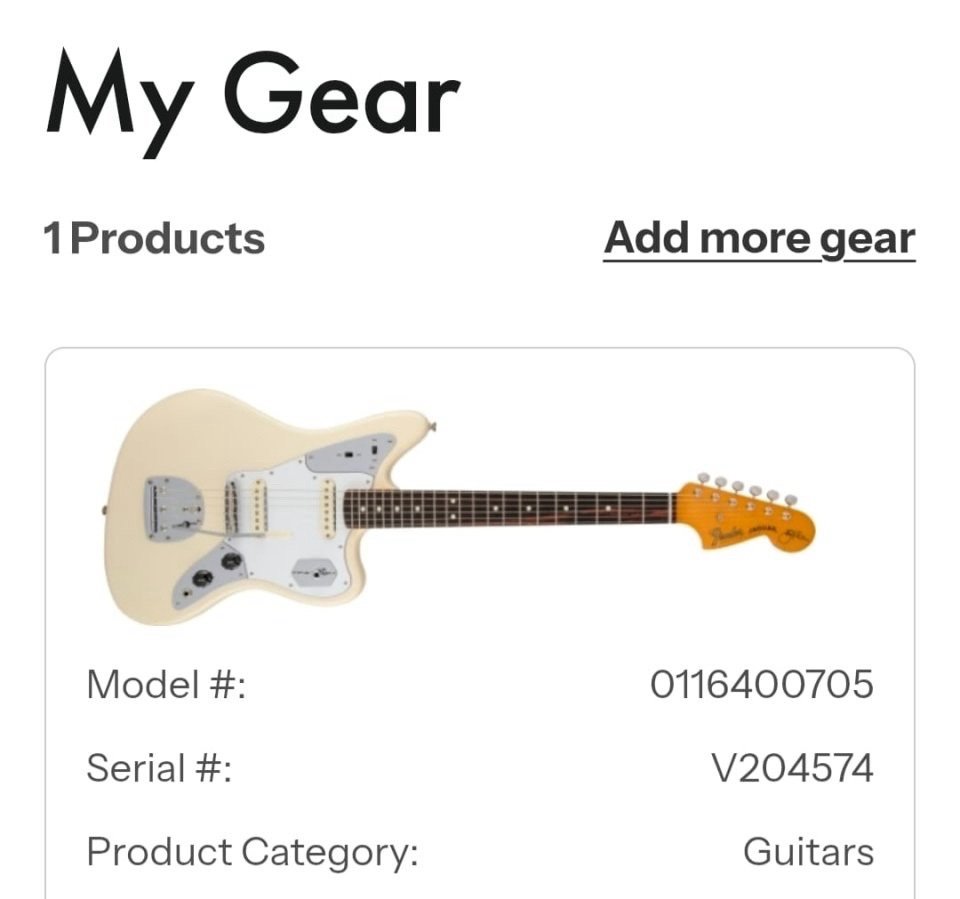 Fender Jaguar Johnny Marr Signature