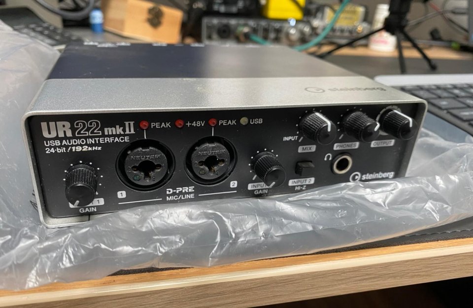 Yamaha Steinberg UR22 una sola entrada de segunda mano · Foto 1 de 3 · Bizkaia