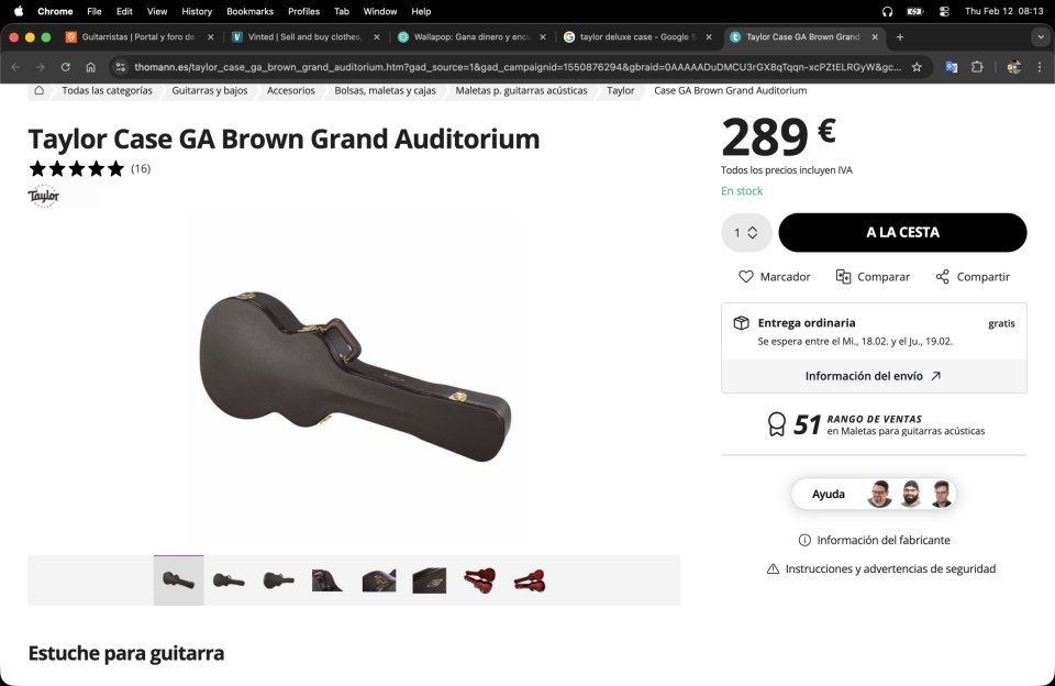 Taylor 510e Guitarra  (2016)