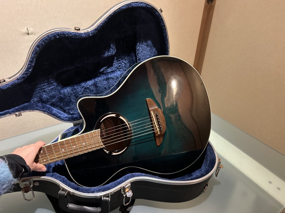 Guitarra Acústica Yamaha APX500 Azul Oriental Blue Burst