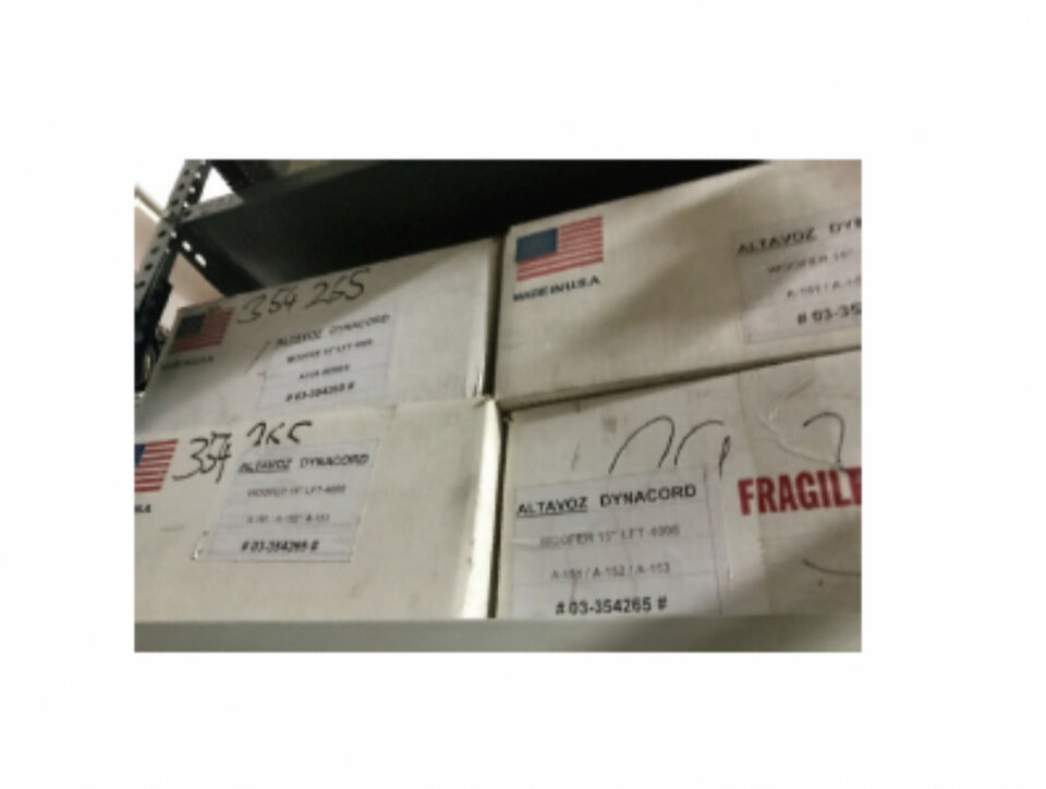 Woofer 15" Dynacord LFT 4008 (nuevo)disponibles 4 u.