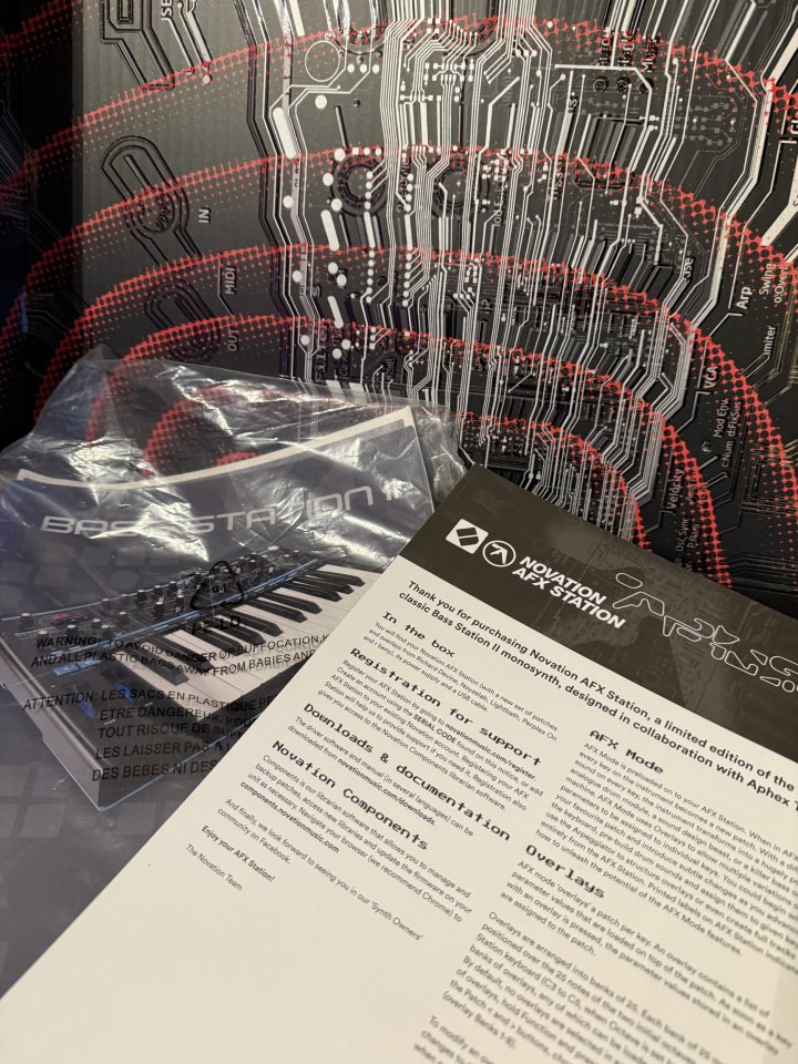 Novation AFX Bass Station Analogue Synth