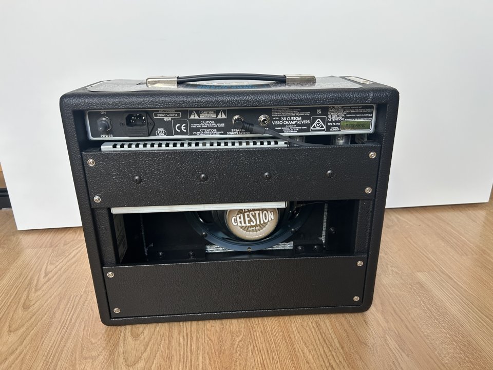 Fender Vibró Champ Reverb Amp NUEVO