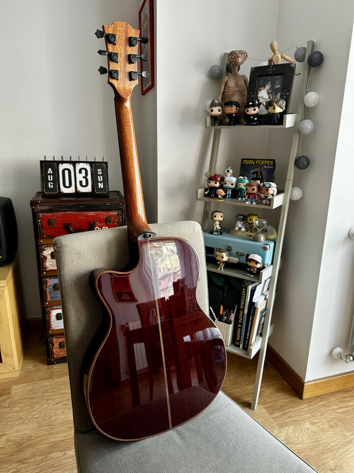 Guitarra acústica Lag Tramontane T100ASCE Slim