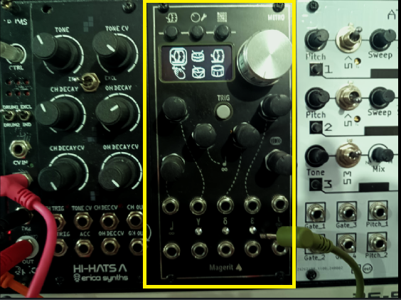 Magerit Metro módulo de percusión