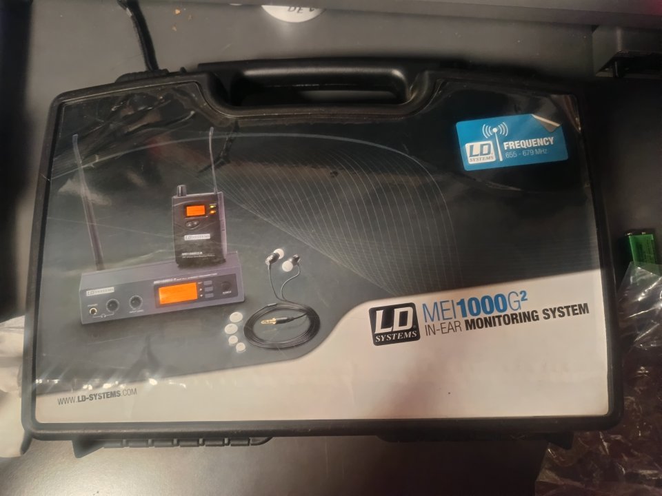 Sistema In-Ear LD Systems MEI1000G2