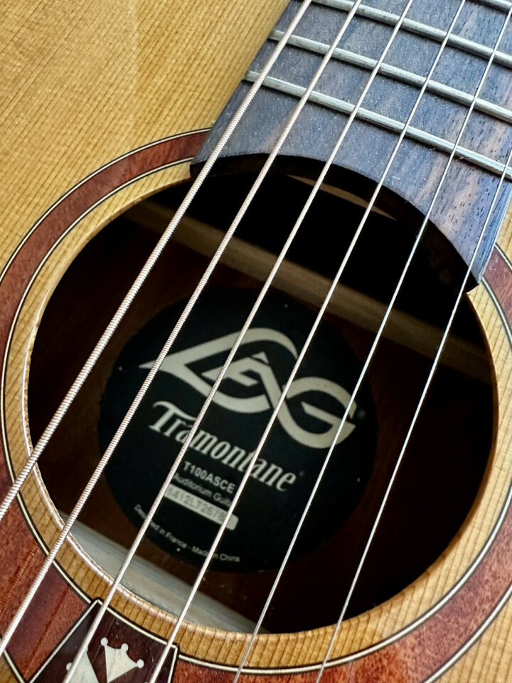 Guitarra acústica Lag Tramontane T100ASCE Slim