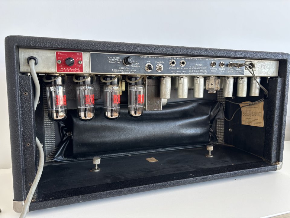 Fender Dual Showman Reverb Silverface - (Puesto a punto PROFESIONAL)