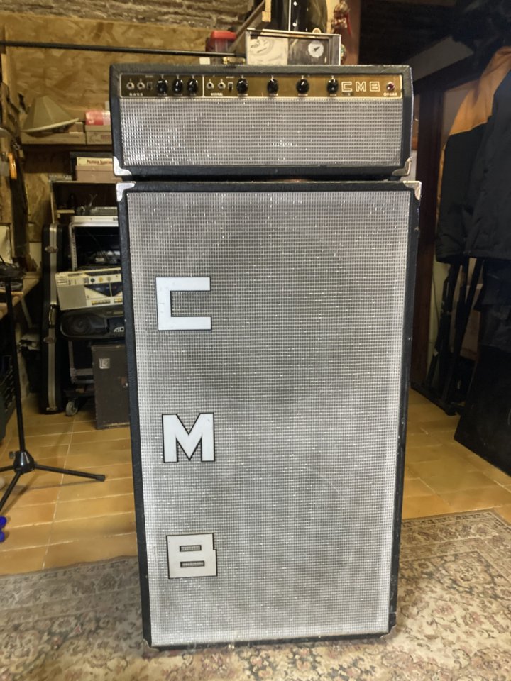 Amplificador y pantalla CMB 100W a válvulas