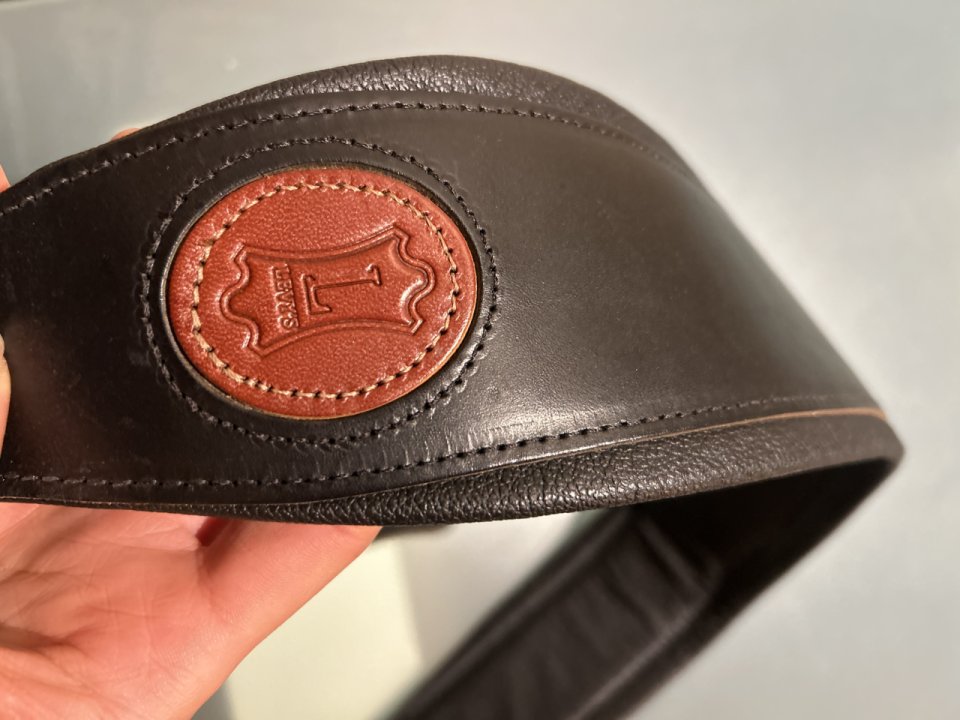 Correa de cuero para guitarra de la marca Levy's