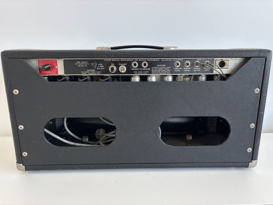 Fender Dual Showman Reverb Silverface - (Puesto a punto PROFESIONAL)