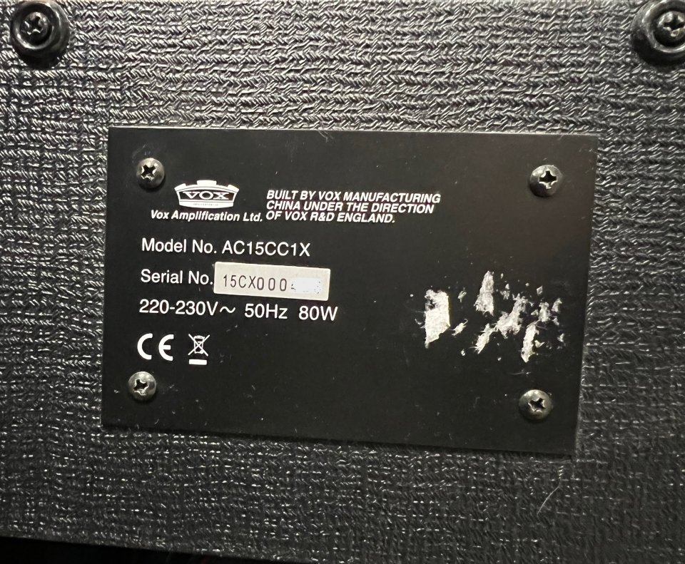 VOX AC15CC1X