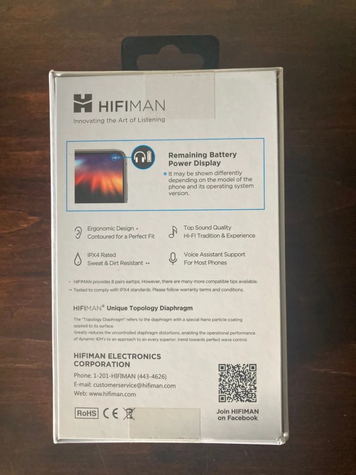 Auriculares Hifiman TWS 800 Bluetooth Nuevos de segunda mano · Foto 2 de 3 · Madrid · 230 €