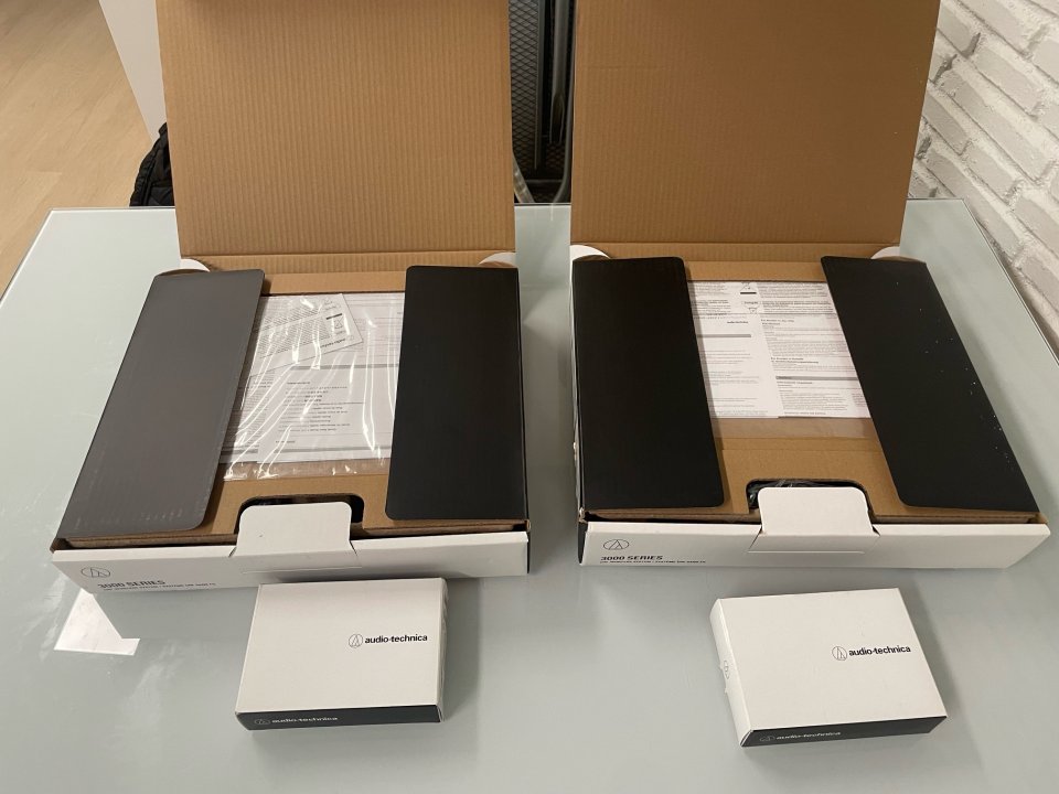 2x Set Inalámbrico Audio Technica Serie 3000