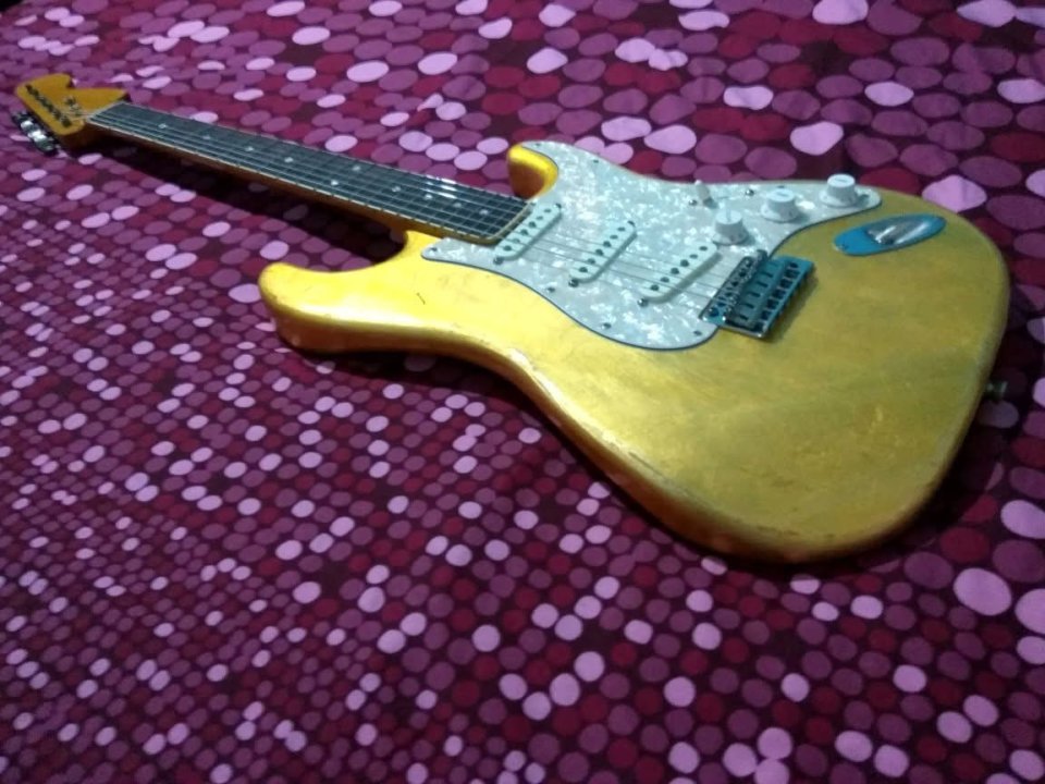 Stratocaster Gold Leaf