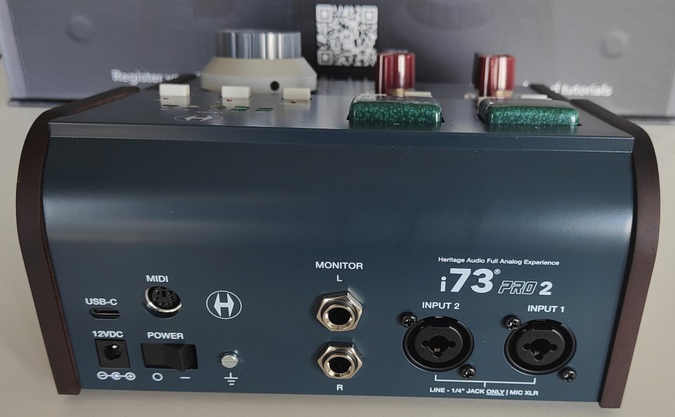 Interfaz de Audio USB Heritage Audio i73 Pro 2