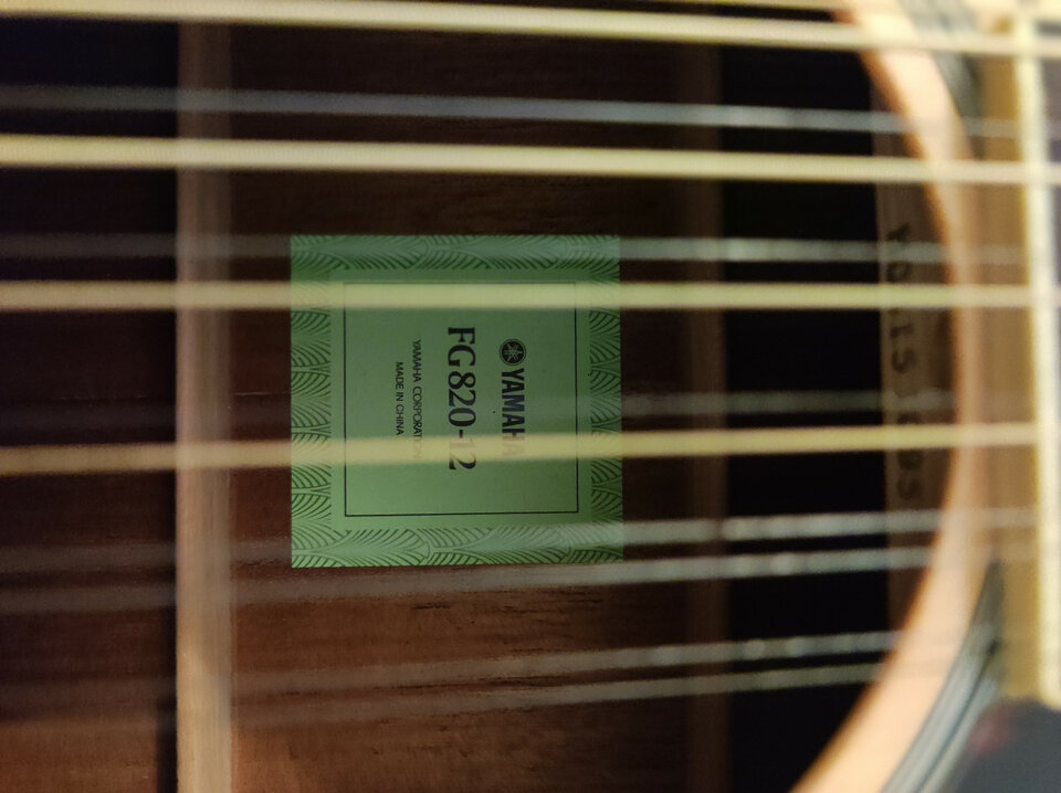 Yamaha FG 820 12