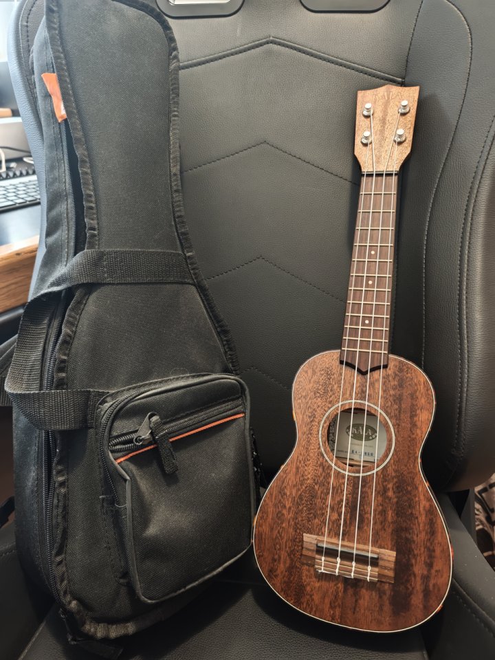 Ukelele Kala ka-smhs con funda