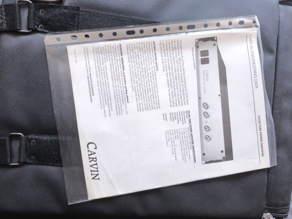 CARVIN TS109 de segunda mano · Foto 3 de 3 · Salamanca · 500 €