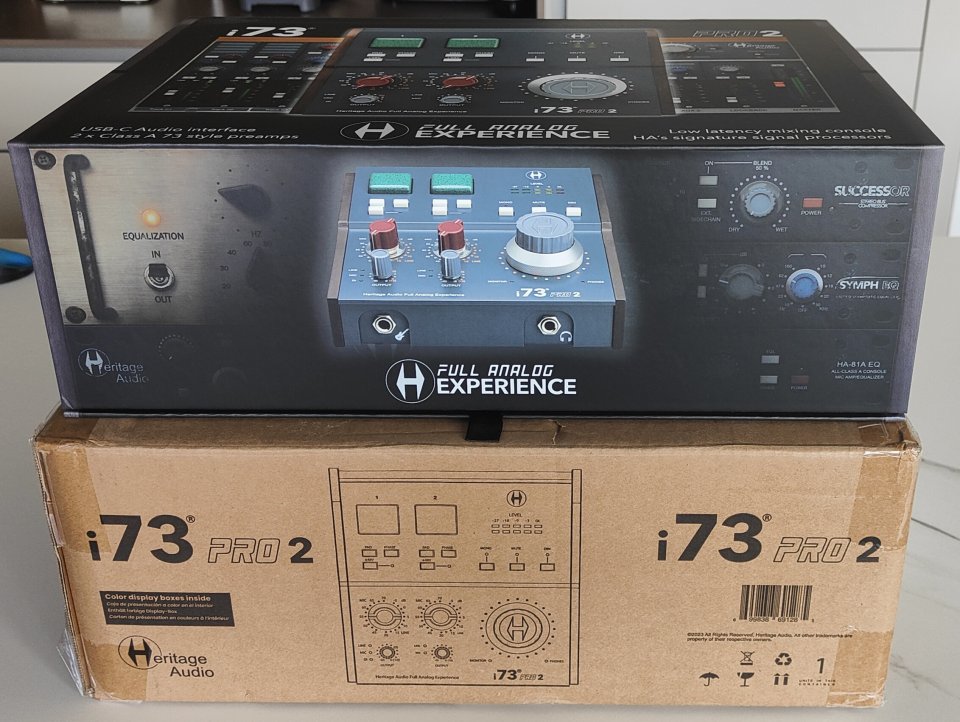 Interfaz de Audio USB Heritage Audio i73 Pro 2