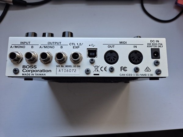 Pedal Boss DD-500 Delay