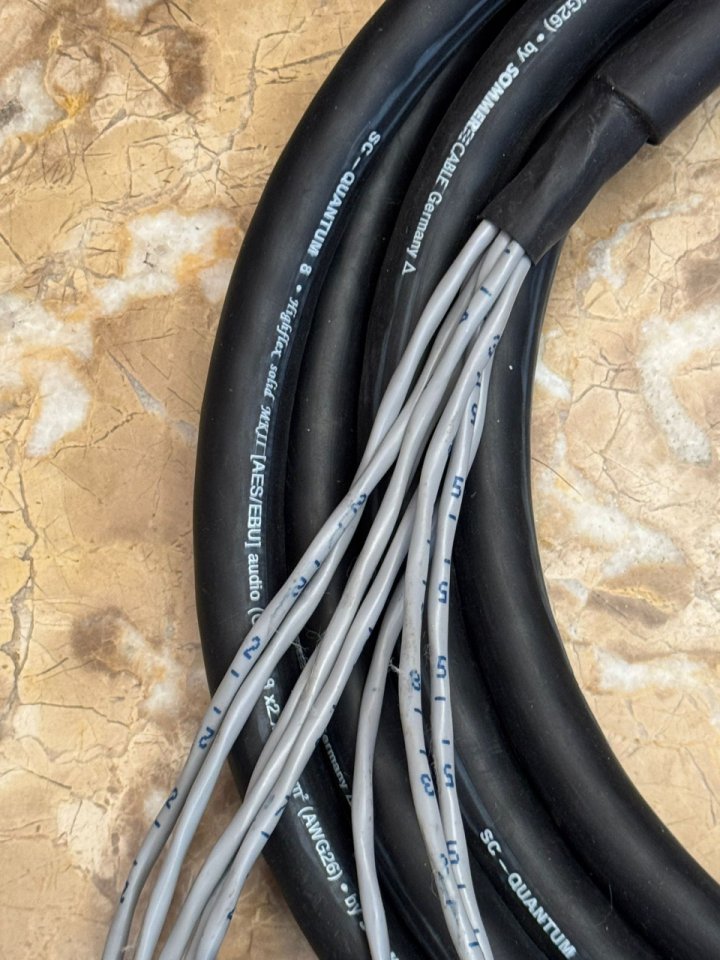 Cable Sommer SC-Quantum 8x XLRm a DB25 3m