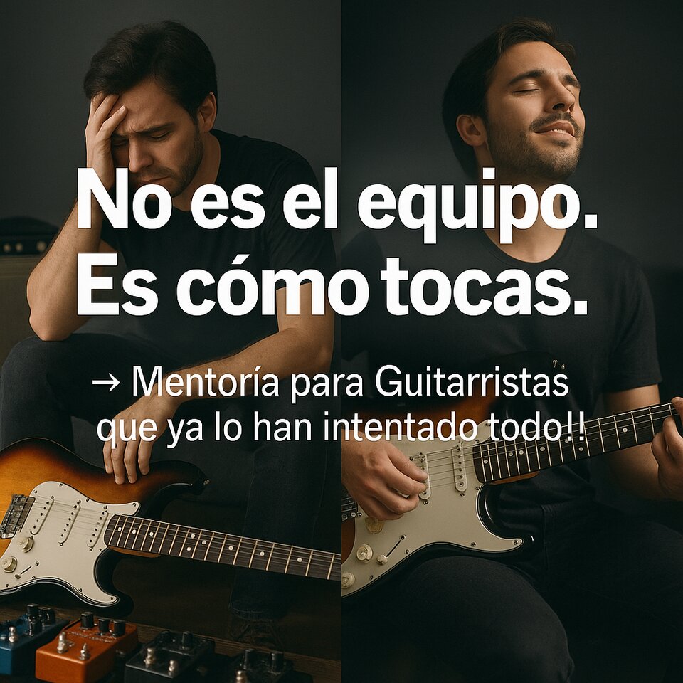 Mentoría para Guitarristas que ya lo han intentado todo!!