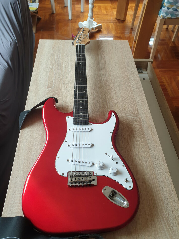 Stratocaster partcaster customizada