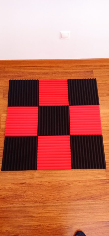 Pack de 46 placas de espuma acústica