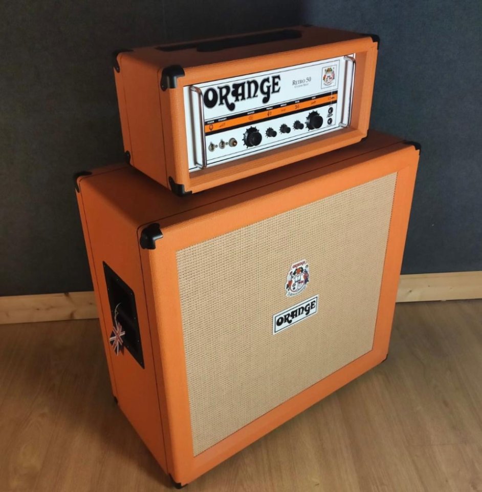 Orange Retro 50 + PPC 412 Blackbacks 70’