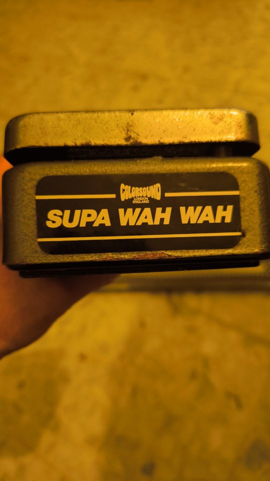 Pedal Colorsound Supa Wah Wah